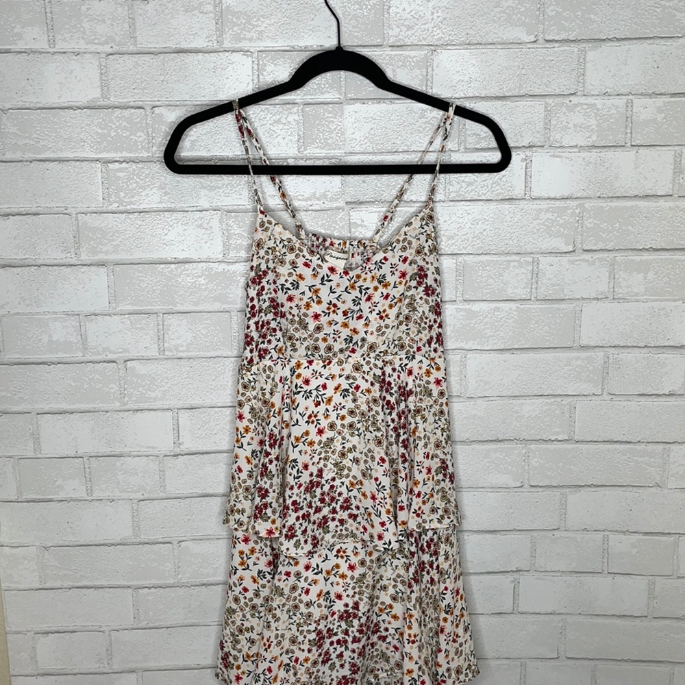 NWT Passport Ruffle Floral Flowy Dress - Picture 3 of 11
